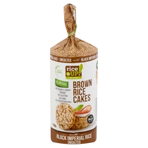 RiceUp! Puffasztott Barnarizs feketerizses 120g