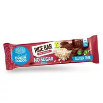 Brain Foods puffasztott rizsszelet étcsokoládéval 18 g Brain Foods puffasztott rizsszelet étcsokoládéval 18 g