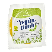 Vegán tömb natúr 200g - VeganChef