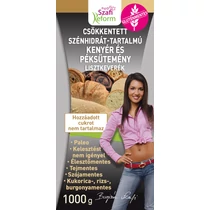 Csökkentett CH-tartalmú PALEO kenyér és  péksütemény Lisztkeverék 1kg - Szafi Reform