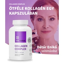 Collagén Complex kapszula 5 féle kollagén típussal 60 db-Usa Medical Collagén Complex kapszula 5 féle kollagén típussal 60 db-Usa Medical