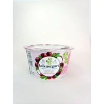 Cseresznyés élőflórás kókuszgurt 150ml-ALL IN natural food  Cseresznyés élőflórás kókuszgurt 150ml-ALL IN natural food