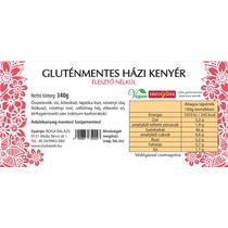 Gluténmentes házi kenyér, vegán, élesztő nélkül 340g szeletelt - Tiszta Ízek