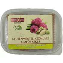 Gluténmentes omlós keksz pisztáciával málnával 150g -Tiszta Ízek