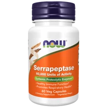 Serrapeptase 60db vegán kapszula - NOW