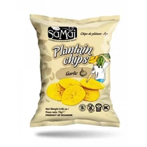 Plantain (főzőbanán) chips fokhagymás 75g - Samai Plantain (főzőbanán) chips fokhagymás 75g - Samai