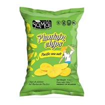 Plantain (főzőbanán) chips tengeri sós 142g - Samai Plantain (főzőbanán) chips tengeri sós 142g - Samai