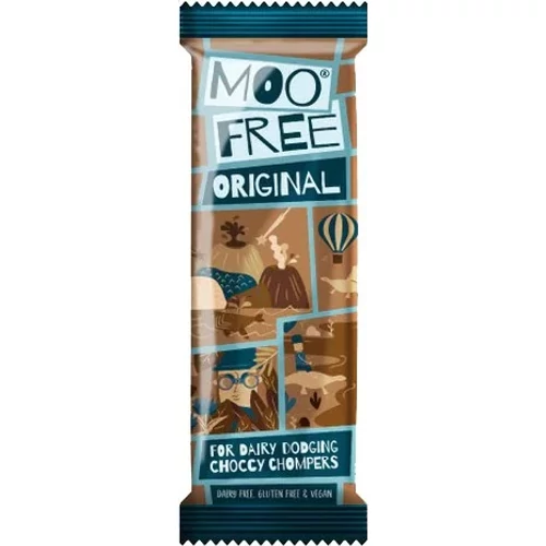 Moo Free vegán, gluténmentes Mini Moo csokoládé szelet 20 g