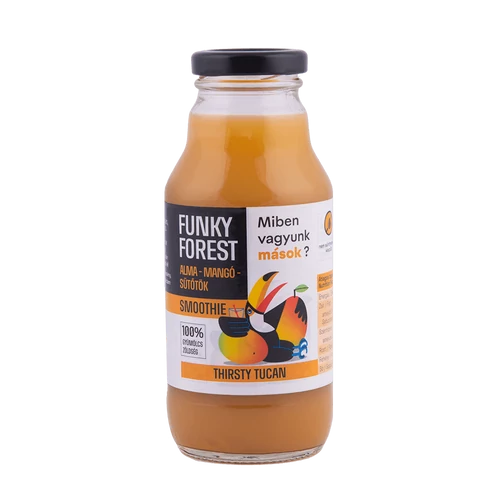 Thirsty Tucan Alma-mangó-sütőtök smoothie 0,33l - Funky Forest