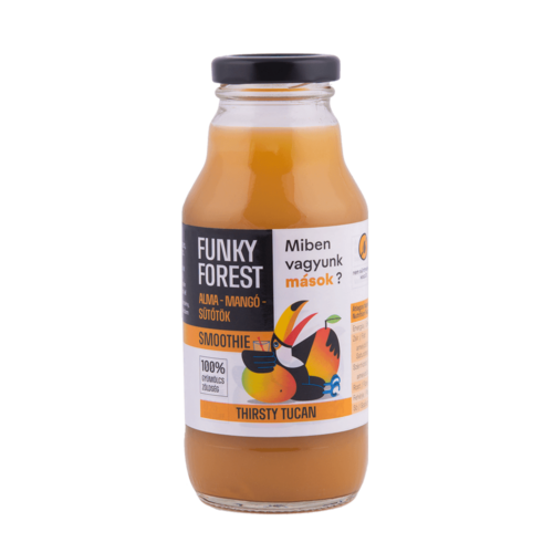 Thirsty Tucan Alma-mangó-sütőtök smoothie 0,33l - Funky Forest
