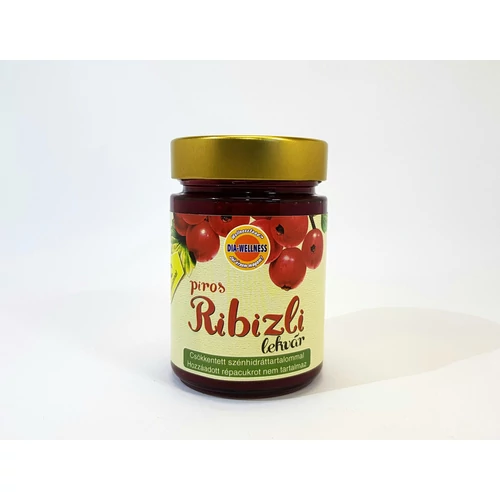  Piros Ribizli lekvár 380g - Dia Wellness