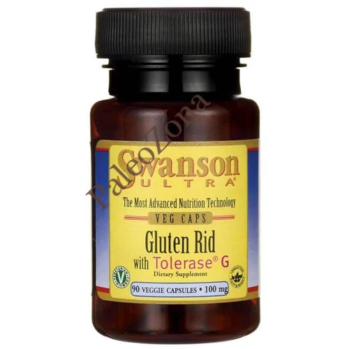 Swanson Gluten Rid (Tolerase G, glutén-bontó enzim) 100 mg (580,000 PPI/gr) / 90 db