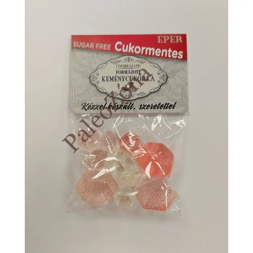 Ehető gyémántok eper ízű - cukormentes keménycukorka -50g - Cukorkaland