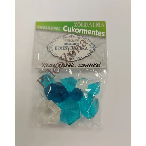 Ehető gyémántok zöldalma ízű - cukormentes keménycukorka -50g - Cukorkaland
