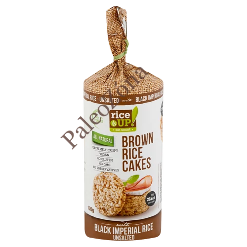 RiceUp! Puffasztott Barnarizs feketerizses 120g