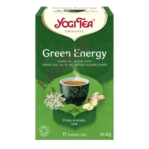 BIO Zöld tea energizáló 17x1,8g Yogi Green Energy