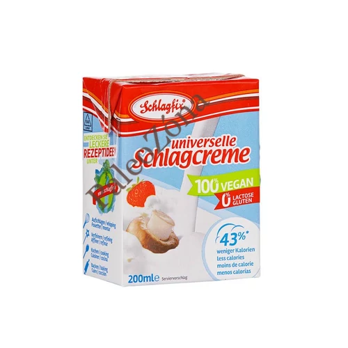 Vegán habkrém 15% 200ml - Schlagfix