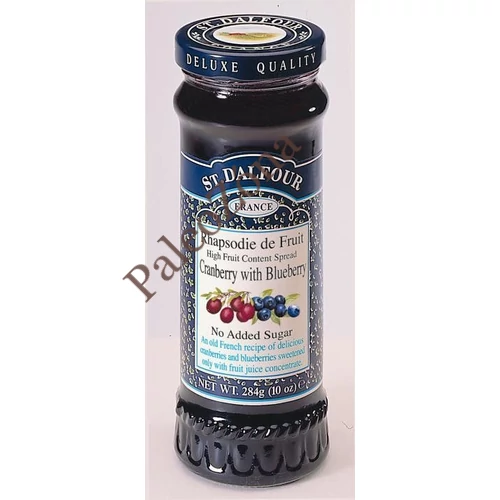 Extra vörös és kékáfonyadzsem 284g St.Dalfour