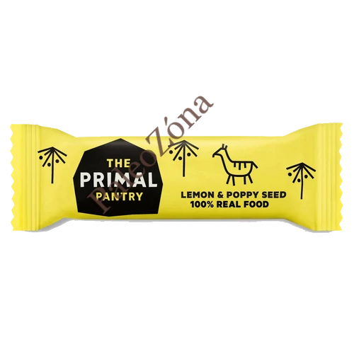 Snack szelet citrom-mák 45g - The Primal Pantry