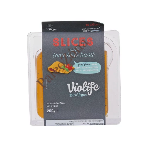Violife Növényi szeletelt paradicsomos bazsalikomos 200g