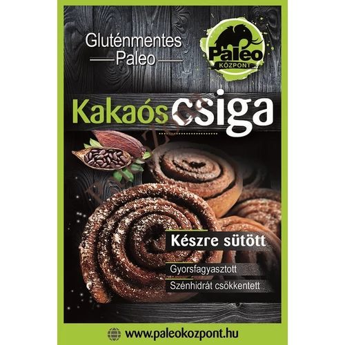 Kakaós csiga 600g gyorsfagyasztott- Paleo Központ