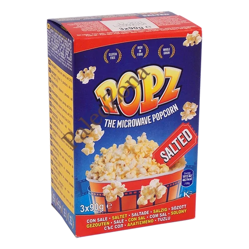 "Sós" ízű PopCorn 3x90g - Popz