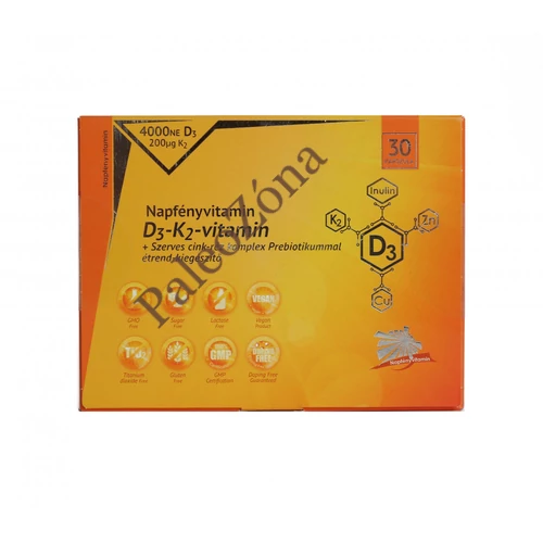 D3+K2+szerves cink+réz komplex 30db-Napfényvitamin