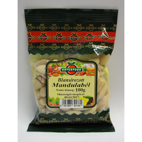  Blansírozott Mandulabél 100g-Naturfood