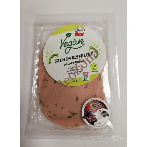 Zöldpaprikás szendvicsfeltét 100g-Pápai ízek