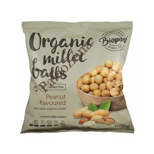 Kölesgolyó 75g BIO Földimogyorós-Biopont 