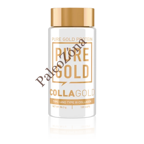 CollaGold - Marha és Hal kollagén kapszula hialuronsavval 120db- Pure Gold