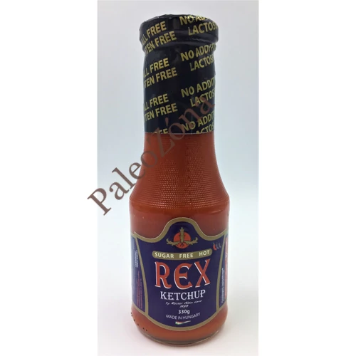 Rex ketchup CSÍPŐS cukormentes 330g