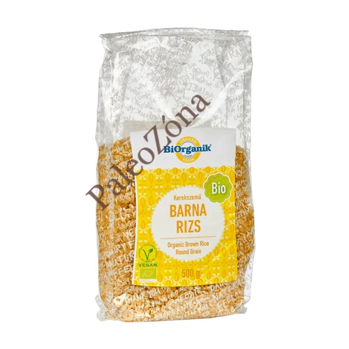 Bio kerekszemű barna rizs 500g - BiOrganik