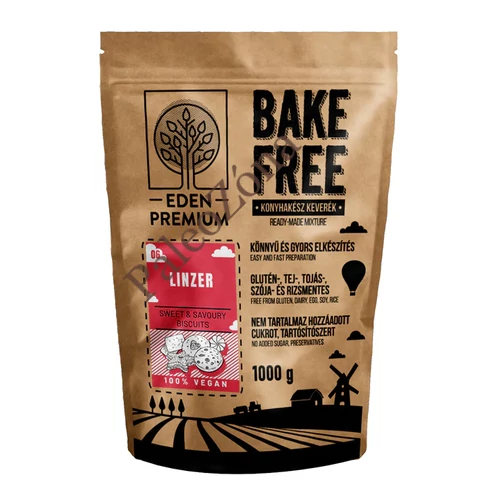 Bake Free Linzer lisztkeverék 1 kg - Éden Premium