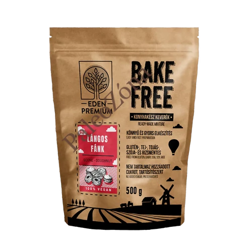 Bake Free Lángos-fánk lisztkeverékf 500g - Éden Prémium