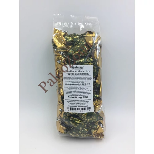 Zselés szaloncukor vegyes gyümölcs ízű 500g - Paleolit