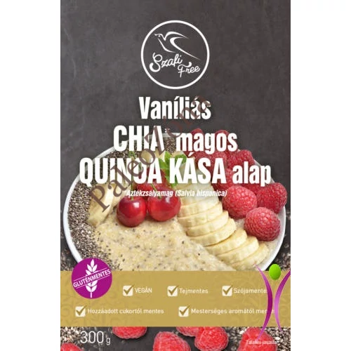 Vaníliás chia magos quinoa kása alap 300g-Szafi Free