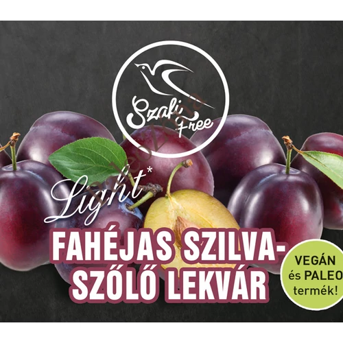 Fahéjas Szilva-Szőlő lekvár 350g - Szafi Free