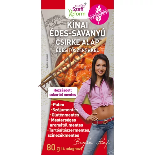 Kínai édes-savanyú csirke alap 80g - Szafi Reform