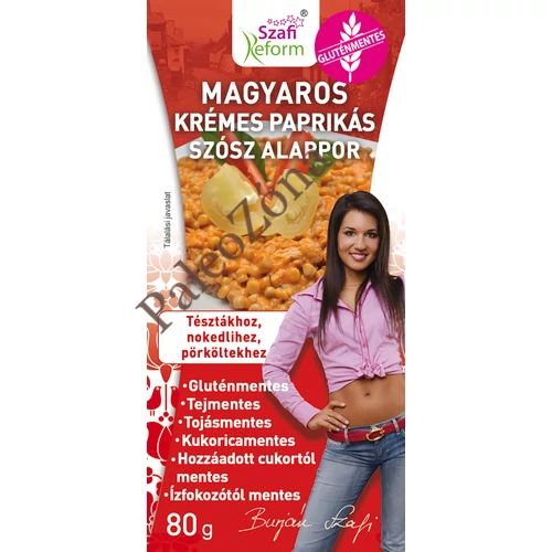 Magyaros krémes paprikás szósz alappor 80g - Szafi Reform