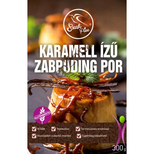 Karamell ízű zabpudingpor (gluténmentes) 300g - Szafi Free