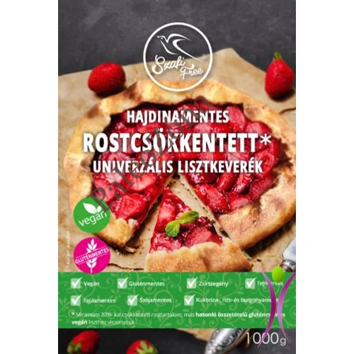 Hajdinamentes rostcsökkentett univerzális lisztkeverék 1000g - Szafi Free