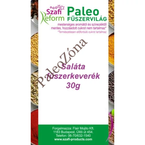 Saláta fűszerkeverék 30g - Szafi