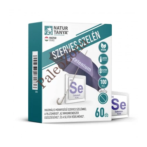 Szerves Szelén 100mcg 60db - Natur Tanya