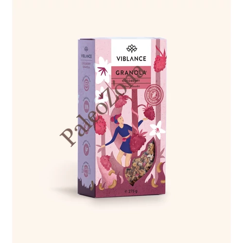 Cocoberry granola málnával és kesudióval 275g - Viblance