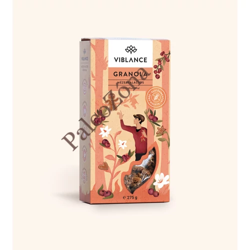 Mézeskalácsos vörösáfonyás granola 275g-Viblance