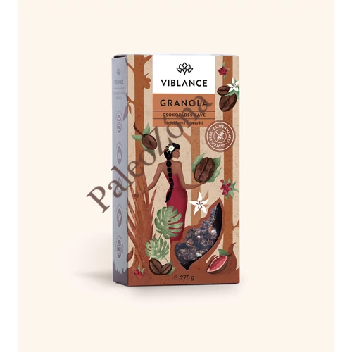 Csokoládés kávés granola 275g - Viblance
