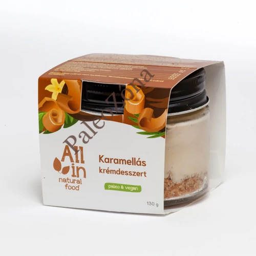 Karamellás krémdesszert 150g- ALL IN natural food