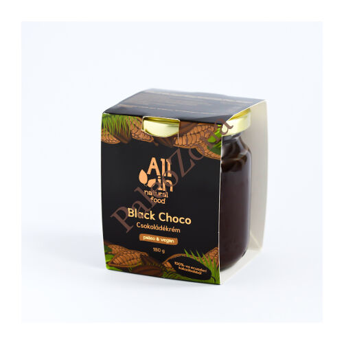 Black Choco csokoládékrém 180g - ALL IN natural food