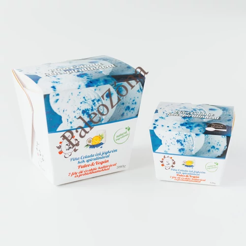 Jégkrém Pina Colada kék spirulinával 120g- ALL IN natural food